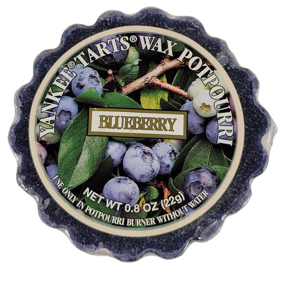 Yankee Candle Blueberry Wax Potpourri Tart 0.8oz Scented Melt (Lot of 2) - Picture 5 of 7
